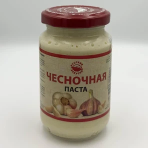 Чесночная паста, стеклянная банка 200 гр.